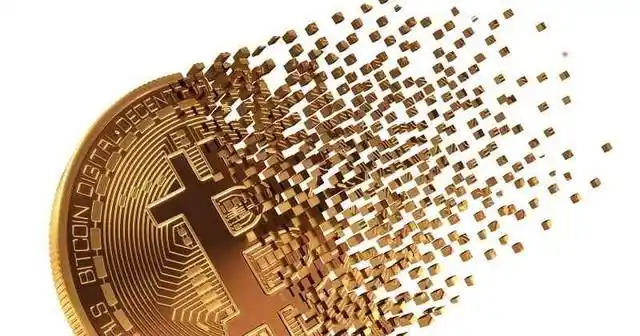 An expansive mining farm powered by renewable energy sources.