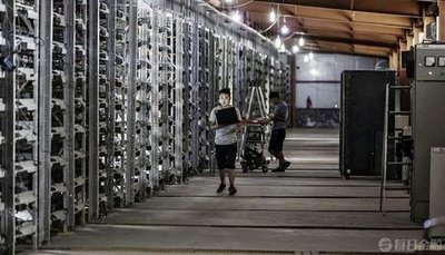 Image showcasing a modern, efficient mining farm setup.